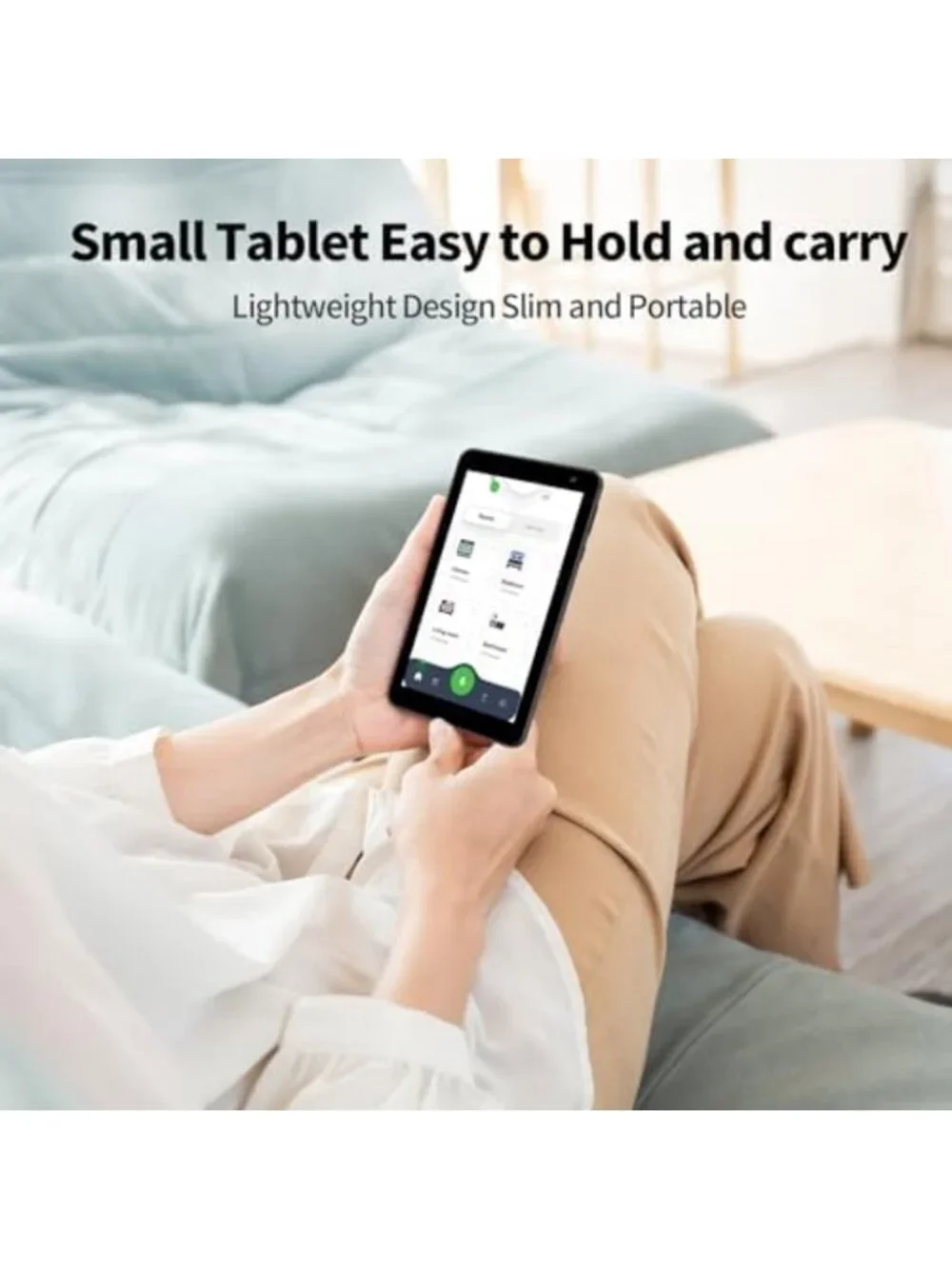 7-Inch Android Tablet, 8GB RAM, 32GB Storage, Expandable, 5G WiFi, Dual Camera